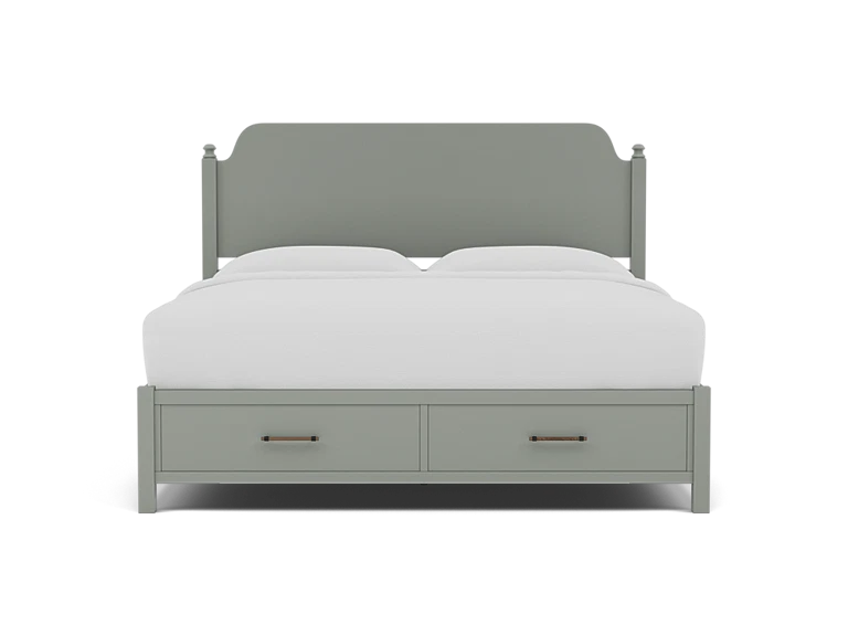 Pure Maple Poster Storage Bed